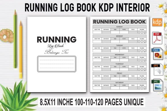 Download Running Log Book | KDP Interior - Kdp Collection