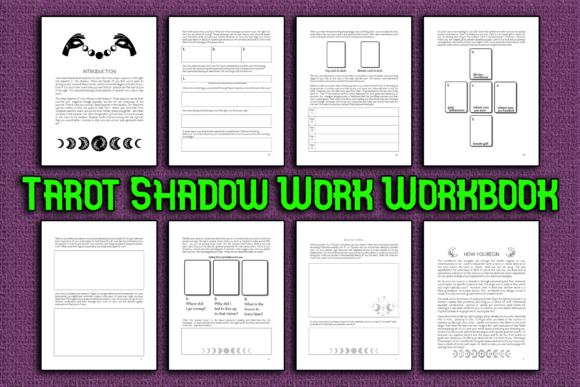 Download Tarot Shadow Work Workbook Journal KDP - Kdp Collection