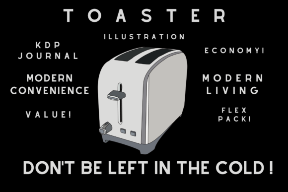 Download Toaster Illustration KDP Journal Pack - Kdp Collection