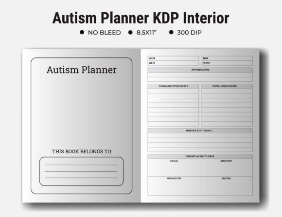 Download Autism Planner KDP Interior - Kdp Collection