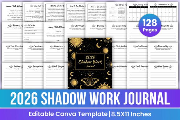 Download 2026 Shadow Work Journal Canva Kdp - Kdp Collection