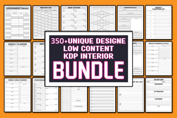 Download Low Content KDP Interior Bundle - Kdp Collection