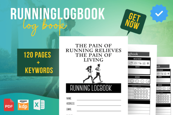 Download Running Logbook Weekly Running Log | KDP - Kdp Collection