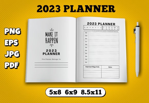 Download 2023 Planner Kdp Interior - Kdp Collection