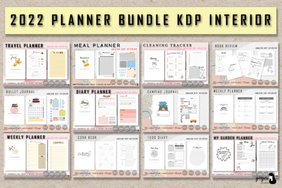 Download Planner 2022 Kdp Interior Bundle - Kdp Collection