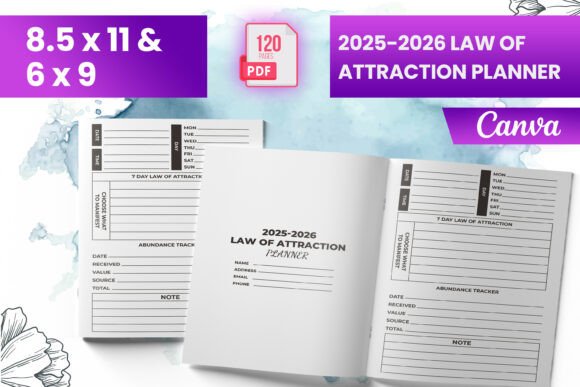 Download 2025-2026 Law of Attraction Planner (KDP - Kdp Collection