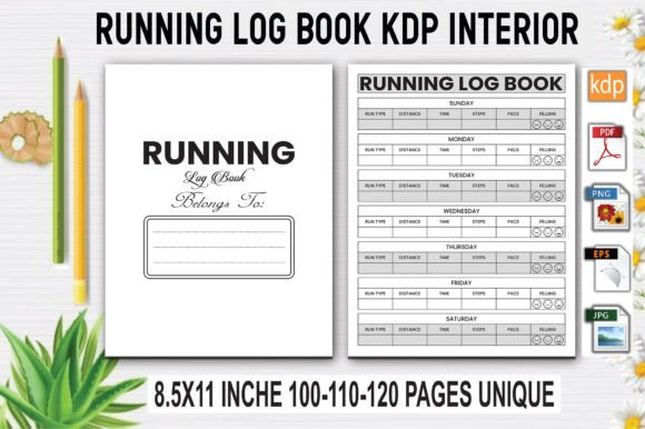 Download Running Log Book | KDP Interior - Kdp Collection