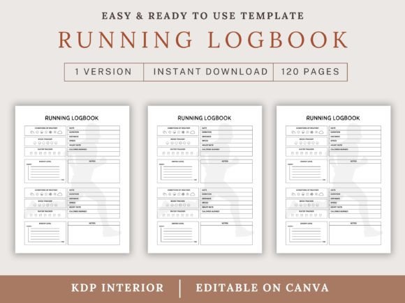 Download Running Log Book KDP Interiors - Kdp Collection