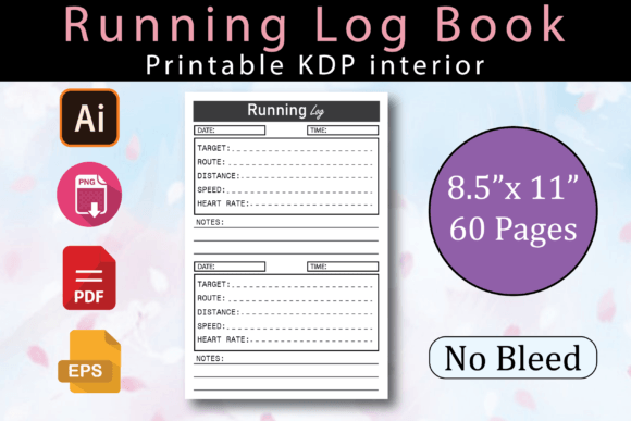 Download Running Log Book Template - Kdp Interior - Kdp Collection